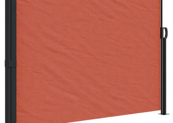 Zwijana markiza boczna terakotowa 140x600 cm WM-4004513