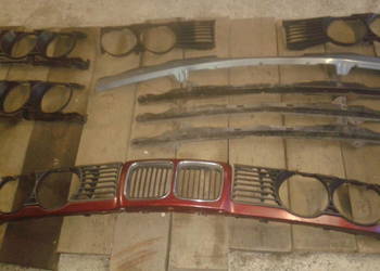 bmw e34 grill atrapa  pas przedni wzmocnienie maska belka zderzaka