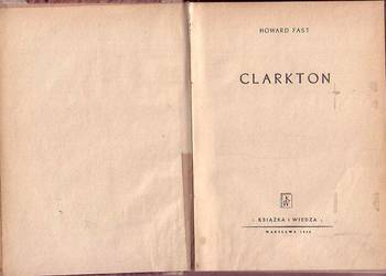 (065) CLARKTON – HOWARD FAST