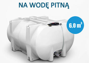 ZBIORNIK MOBILNY NA WODĘ PITNĄ 6000L