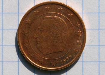 5 CENTÓW ( 5 EURO CENT ) 1999 ROK - BELGIA 5 CENTÓW ( 5 EURO CENT ) 1999 ROK - BELGIA