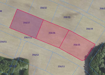 Działki 356/35 i inne w miejscowości Grabowno Wielkie