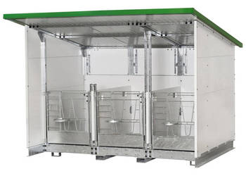 Flex 3 hybrydowy domek dla cieląt budka dla cieląt iglo CalfOTel