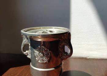 Stary cynowy / cynkalowy dzbanek flakon Stary cynowy / cynkalowy dzbanek flakon