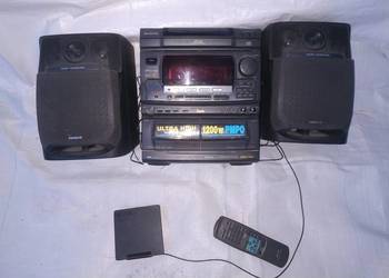 Wieża muzyczna AIWA CXNV70HR odtwarzacz głośniki radiomagnetofon stereo