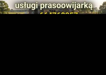 Belowanie, usługi prasoowijarką, bele.