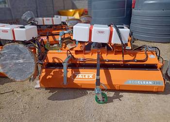 Zamiatarka drogowa 2,3m Talex,pojemnik na wodę,szcz.boczna