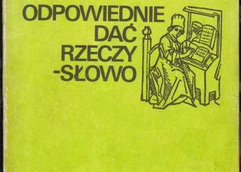 Odpowiednie dać rzeczy - słowo