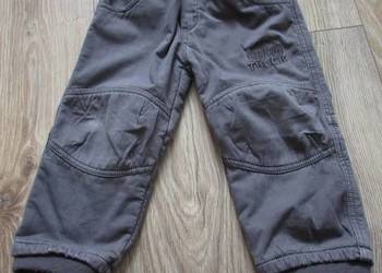 ocieplane spodnie zimowe 80/86 chłopiec