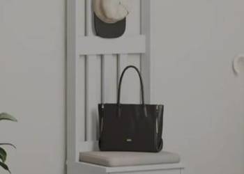 vidaXL Wieszak na płaszcze SANDNES biały