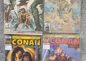 Conan Saga - 4 komiksy - AS Editor, pierwsze wydania Marvel