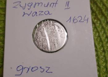 moneta srebrna Zygmunta III Waza z 1924r