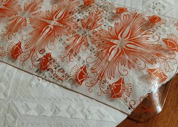 Patera keksówka szkło PRL