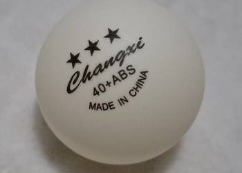 Piłeczka, piłka do ping-ponga, tenisa stołowego, biała, 4cm, Changxi 3 gwia