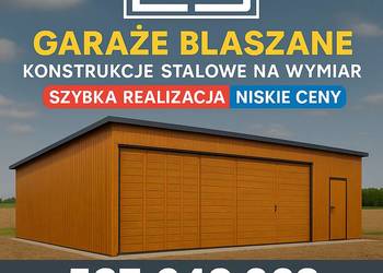 Garaż Blaszany na Samochody | Wiata na Maszyny | Magazyn – ESSTAL-