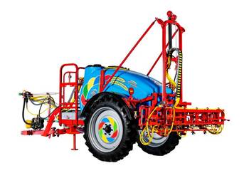 Opryskiwacz ciągany Biardzki 1200l 15m stabilizacja hydrauliczna