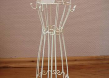 Manekin metalowy dekoracyjny stojak 42 cm Styl prowansalski
