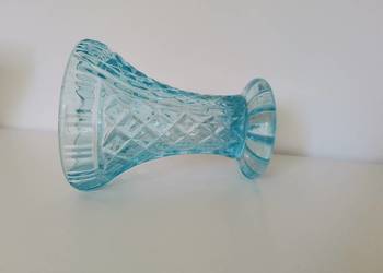 Stary nieużywany wazon na konwalie nr. kat. 2065 szkło Ząbkowice