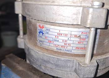 Silnik 1.1 kW 230v z kondensatorem