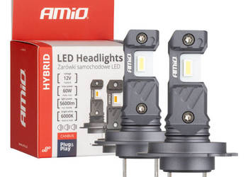 ŻARÓWKI LED AMIO H7 H18 HYBRID CANBUS