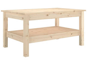 Stolik kawowy 80x50x40 cm lite drewno sosnowe WM-814284