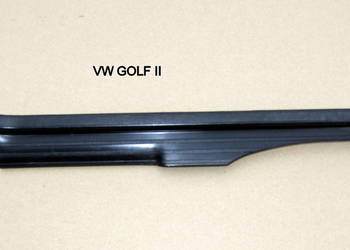LISTWA PROGOWA, NAKŁADKA PROGU TYLNA PRAWA VW GOLF II,  193853372D