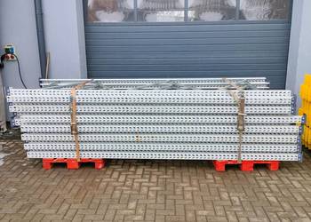 Regały magazynowe paletowe Mago MGL HX przemysłowe trawersy 270cm hala