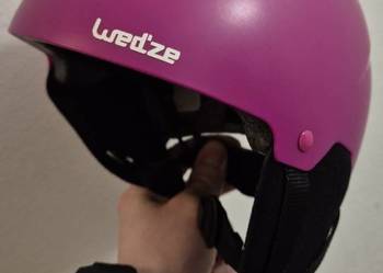 Kask narciarski dzieci Wedze H100 Junior różowy r. XS/48-52 cm