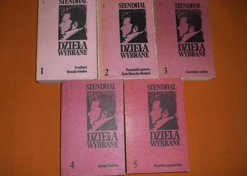 STENDHAL Dzieła wybrane 5-ć tomów