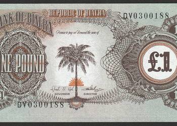 BIAFRA 1 FUNT 1968 - STAN BANKOWY UNC