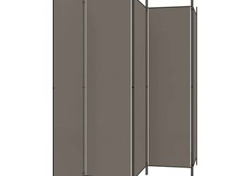 vidaXL Parawan 5-panelowy, antracytowy, 250x200 cm,(SKU:350188)