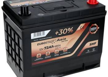 Akumulator Eurostart 12V 72Ah 680A P+ ECA72P