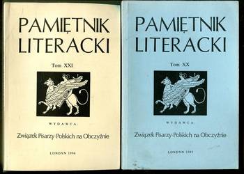 Pamiętnik Literacki T.XX , XXI