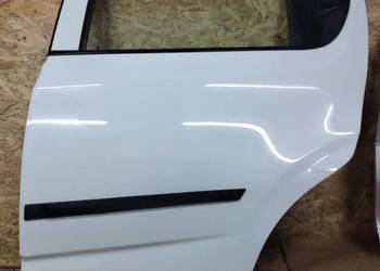 DRZWI LEWY TYŁ AVEO CHEVROLET 5d 2007 ORYGINALNE OEM BIALE