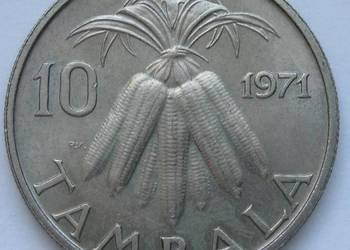 MALAWI 10 TAMBALA 1971 - STAN 1/2