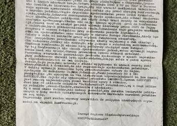Apel do Narodu Polskiego z 3 grudnia 1981, Solidarność, pieczątka, unikat.