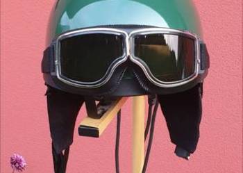 Kask orzeszek gogle