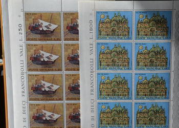 Znaczki. Watykan. Arkusze ** Sc 518-519 **