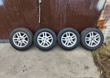 Felgi 14 4x100 et37 opony 185/65/r14 Dębica z opla astry