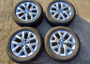 Felgi aluminiowe 17 5x112 BMW X1 X2 1 2 3 5 + opony zima 205/60 + czujniki