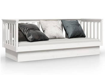 Łóżko dzienne białe lite drewno sosnowe 75x190 cm WM-821575