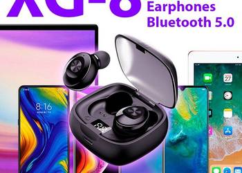XG-8 słuchawki bezprzewodowe bluetooth 5.0 nowe TWS