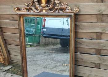 Lustro ozdobne dekoracyjne drewniana rama