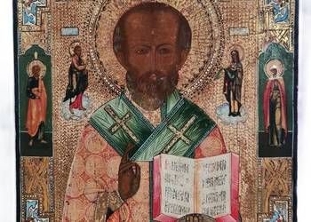 Ikona Święty Mikołaj z Miry, Cudotwórca, 0113