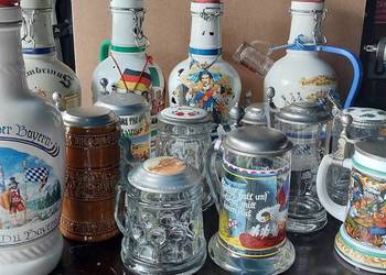 Kufle, butelki ozdobne okazjonalne