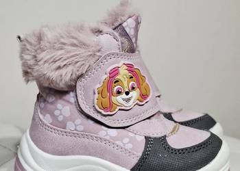 Śniegowce 20 psi patrol Skye buty dziecięce zimowe ocieplane kozaczki