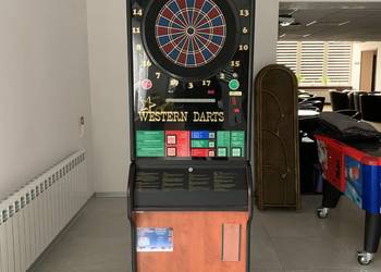 Profesjonalny Dart Elektroniczny WESTERN DARTS + wrzutnik monet Stan BDB