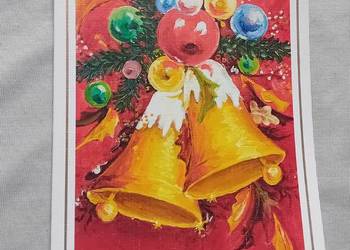 Pocztówka bożonarodzeniowa. Jolanta Borek unikowska. Dzwonki. ok. 2000 r.