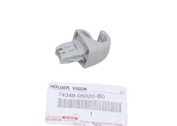 TOYOTA Avensis Uchwyt haczyk oslony przeciwslonecznej 74348-05020-B0 OE