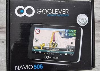Sprawna Nawigacja GPS GoClever NAVIO 505 Uchwyt Karton Ładowarka Samochodow